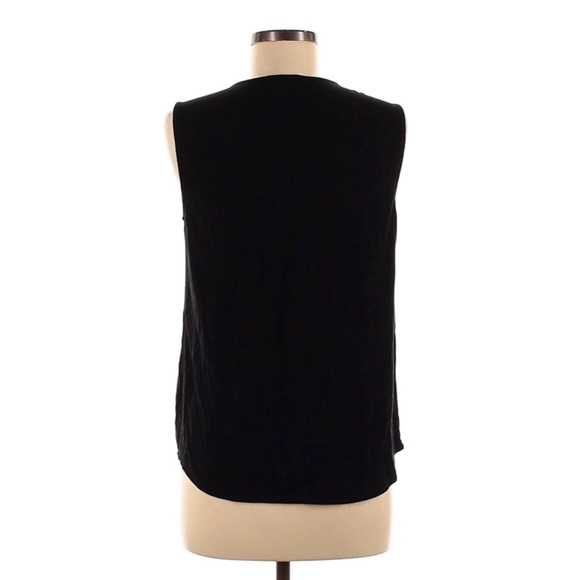 AdriennePapel black embroidered boho top - Picture 2 of 8